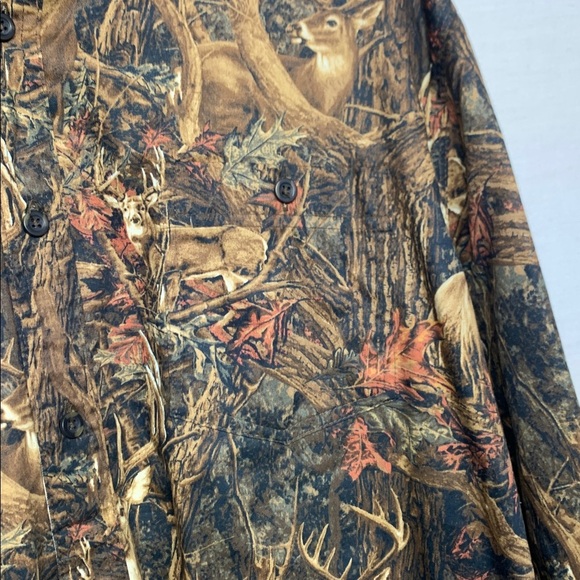 Legacy Falls Outfitters Deer Camo Shirt Large - Picture 6 of 8